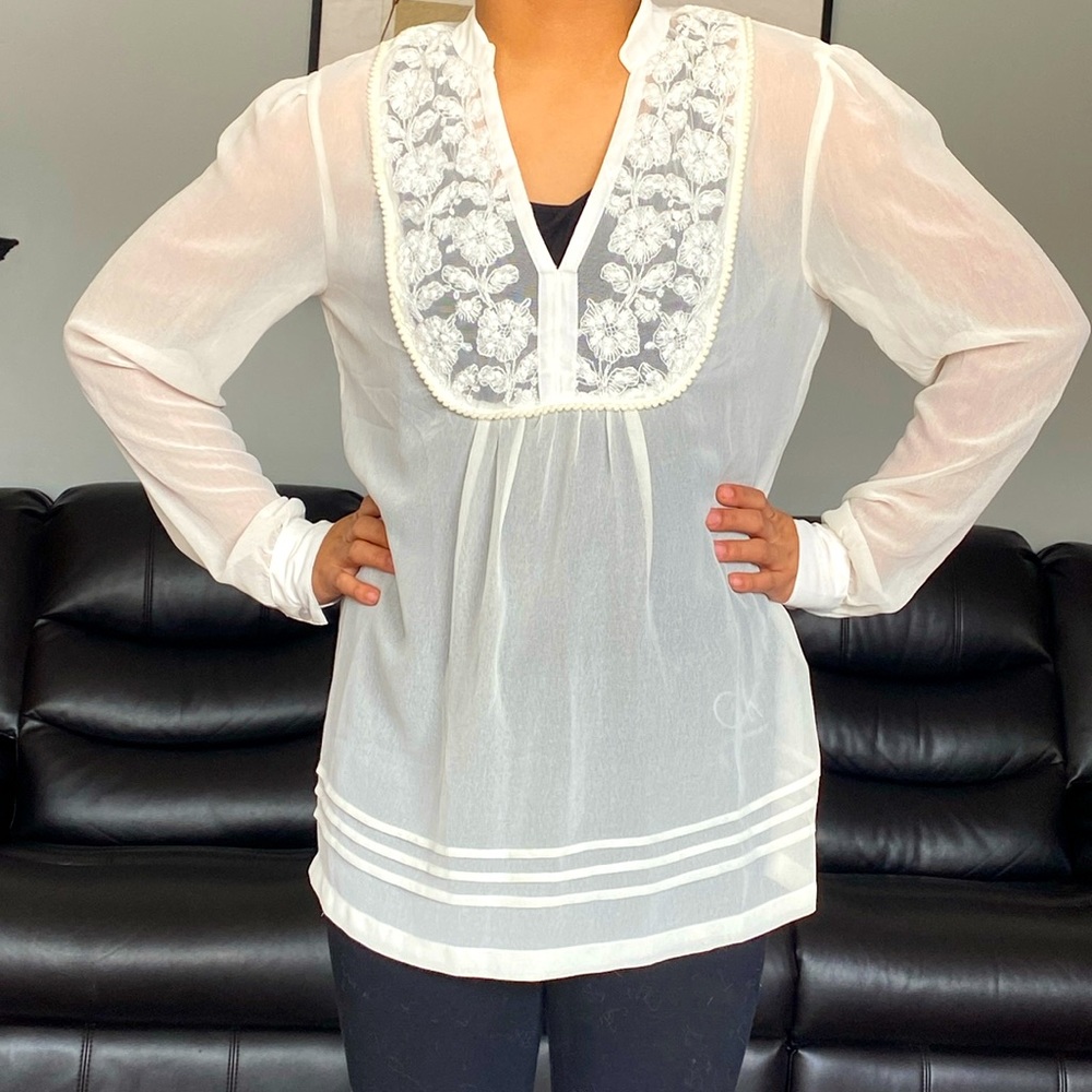 Cute white blouse